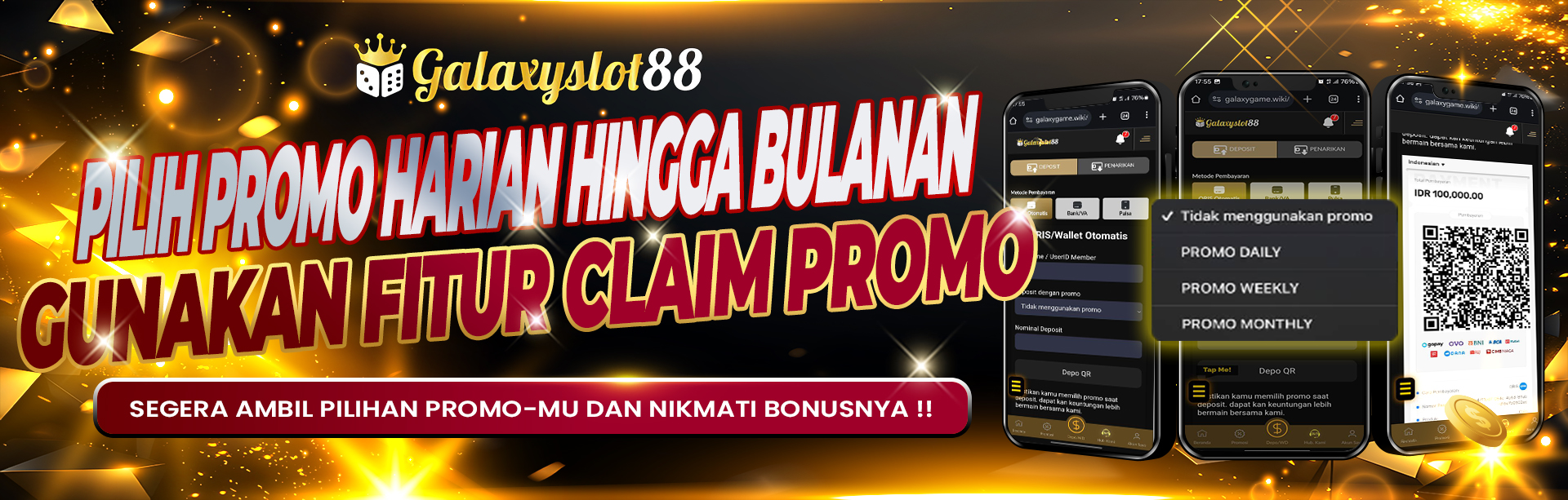 BONUS HARIAN HINGGA BULANAN	